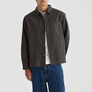 Wrangler: Dylan LS Shirt - Worn Black