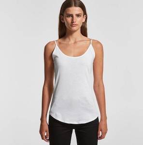 As Colour: Pillar Singlet - White