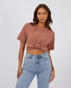 Womens Sale: Logo Tee - Clay