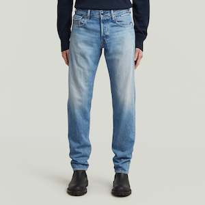 Mens Jeans: Morry FWD Regular Tapered - Sun Faded Air Force Blue