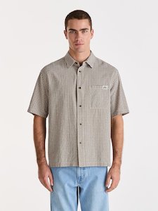 Mens Shirts: Boxcutter Shirt - Ecru