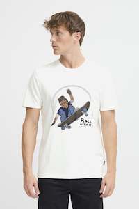 Mens T Shirts: Blend He Javor Tee - White Tiger