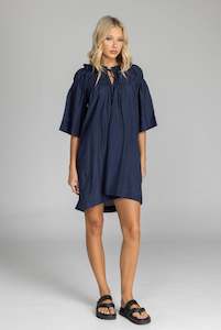 Take My Hand Dress - Navy