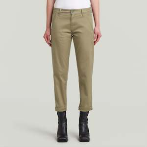 Womens Pants: Kate Boyfriend Chino - Ensis Green