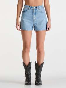 Womens Shorts: Hi Bells Short - Utah Blues