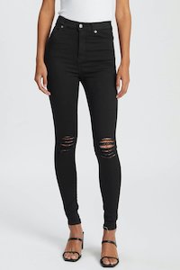 Moxy Black Ripped Knee