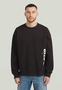 G Star: Sprayed 89 Graphic Loose R SW - Dk Black