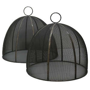 Metal Food Cover set/2