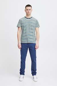 Blend: Blend He Tee - Stripe Blues