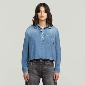 G Star: Boxy Day Shirt - Faded Isles Blue
