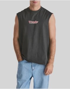 Mens: Wrangler 47 Muscle Tee - Dark Slate
