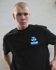 Mens T Shirts: Hardware Box Fit Tee - Black