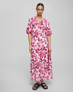 MSCH Edrina 2/4 Dress AOP - Red Rose Flower