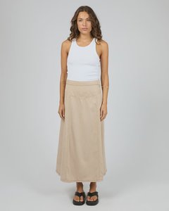 Cove Maxi Skirt - Beige