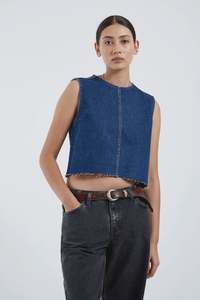 Womens Tops: Erin Top - Haze Dark Retro