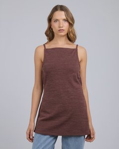 Womens Tops: Riviera Top - Brown