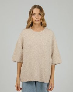 Willow Knit Tee - Oat
