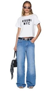 NYC Shrunken SS Tee - White