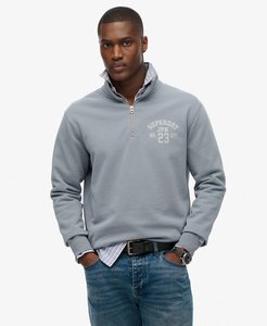 Athletic Ess Half Zip - Flint Stone Blue Grey