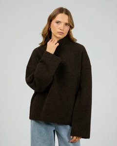 Womens: Willow Knit Jumper - Chocolate