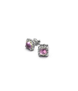 Jewellery: Mini Claw Studs - Mystic Quartz