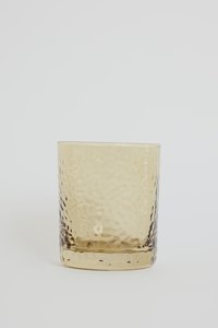 Hammered Amber Tumbler