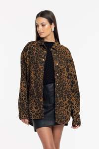 Run Wild Jacket - Brown Leopard