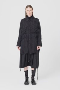 Facts Shirtdress - Black Jacquard