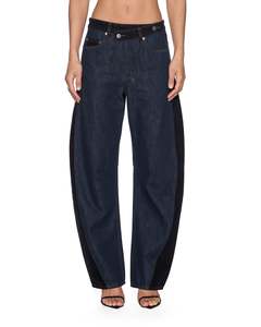 Womens Jeans: Barrel Jean - Vixen Spliced