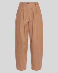 Womens Pants: MSCH Gwenyth HW Pants -Toasted Coconut