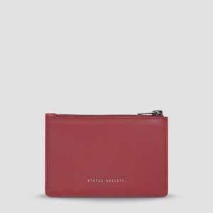 Accessories: Gone Again Wallet - Rouge Nappa