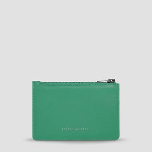 Accessories: Gone Again Wallet - Emerald Nappa