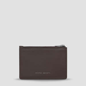 Accessories: Gone Again Wallet - Cocoa Nappa