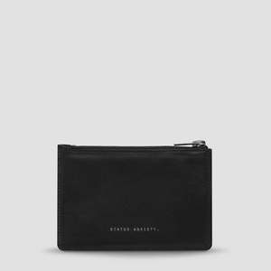 Accessories: Gone Again Wallet - Black Nappa