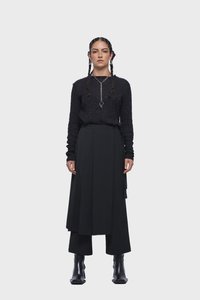 Greta Skort Pant - Black
