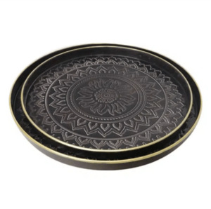 Cotton Tray in Aztec - Large