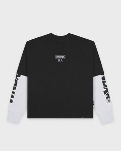 Mens: Shodo Layered L/S Tee - Black