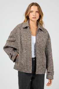 Womens Jackets: Asher Jacket - Chocolate