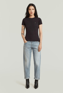 Womens Jeans: Kate Boyfriend Jean - Faded Mechanical Grey