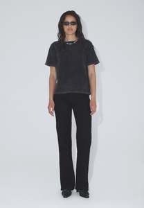 Womens T Shirts: Talia Tee - Black Fog