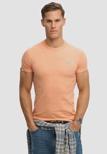 Mens: Essential Logo T-Shirt - Coral Reef/Blue
