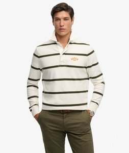 Vintage Athletic Stripe Rugby Top - Athletic White Stripe