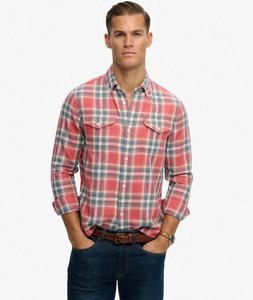 Merchant Lite Check Shirt - Washed Rose Check