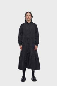Women S Dresses 1: Gertrud Bomber Dress - Black Sport