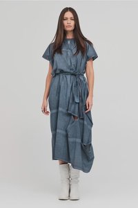 Women S Dresses 1: Bisect Dress - Diffused Indigo