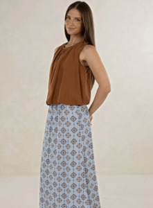Womens Tops: Samara Top - Tobacco