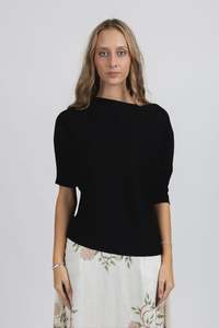 Womens Tops: Forever Top - Black