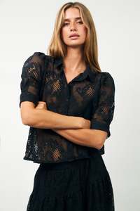 Womens Tops: BonoLL Shirt SS - Dark Navy