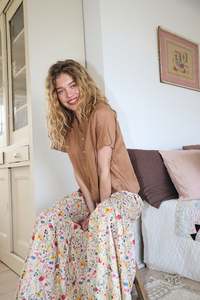Womens Tops: MyaLL shirt in Camel