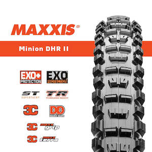 Bike Parts: MAXXIS Minion DHR II 29 x 2.4 WT 3C/TR/DD MaxxGrip Black